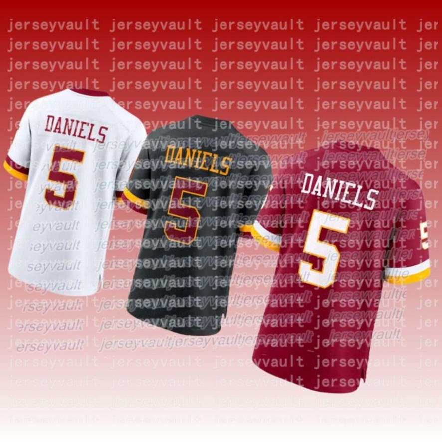 Jayden Daniels 2026 Football Jerseys Terry McLaurin Frankie Luvu Luke McCaffrey Payne Wagner Mike Sainristil Croskey-Merritt Oweh Custom Stitched7