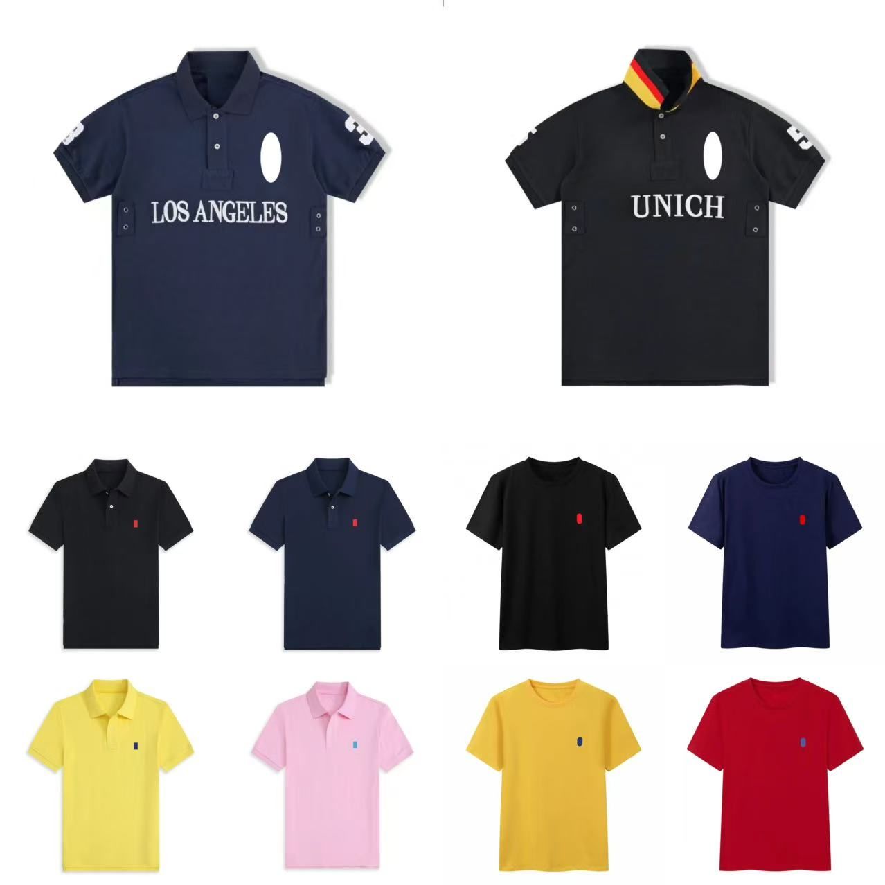 designer polo t shirt Classic Shirt Mens Womens Fashion Casual polo shirt Summer Business shirt Round neck unisex T-shirt Mens top S-XXL