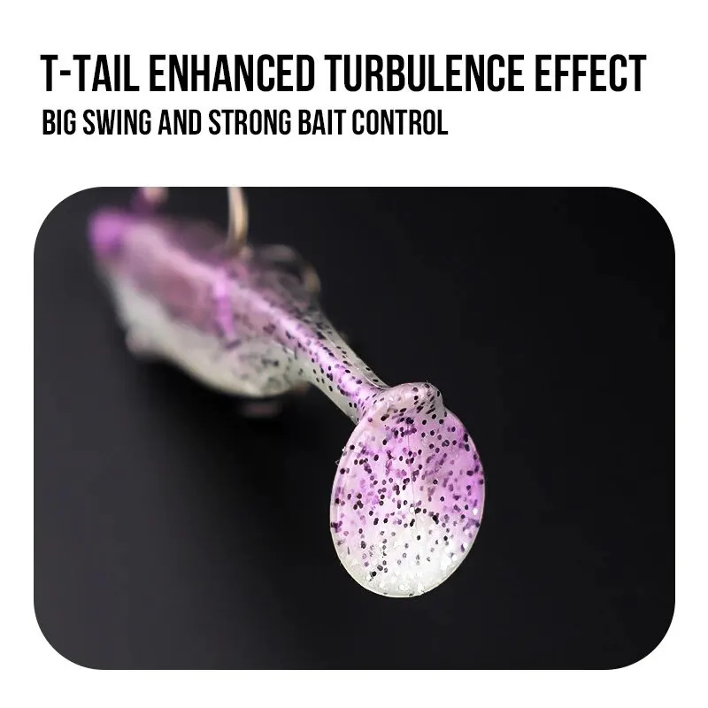 TAIYU Jig Head Soft Fishing Lures 21g Ttail Silicone Lure Wobblers Metal Spinner Spoon Bait For Pike Trout Bass Tackle 260422