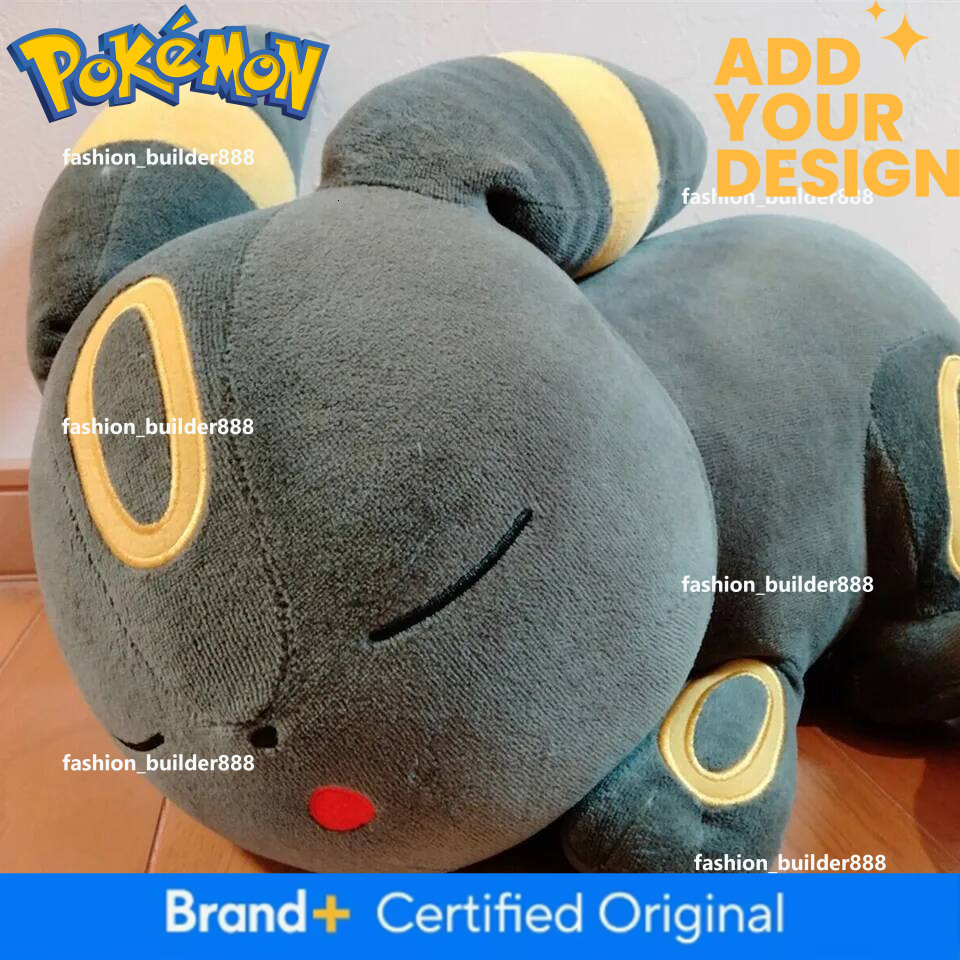 Pokemon original Eeveelution big sleep Umbreon plush toy stuffed toys doll Christmas presents for children