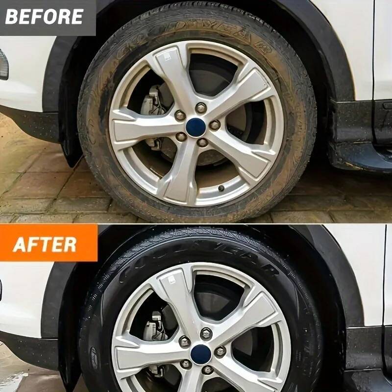 Repair Kit & Panel Renewal Coating Agent Car Plastic Back To Black Shine Gloss Long-Lasting Tire Polish Wax