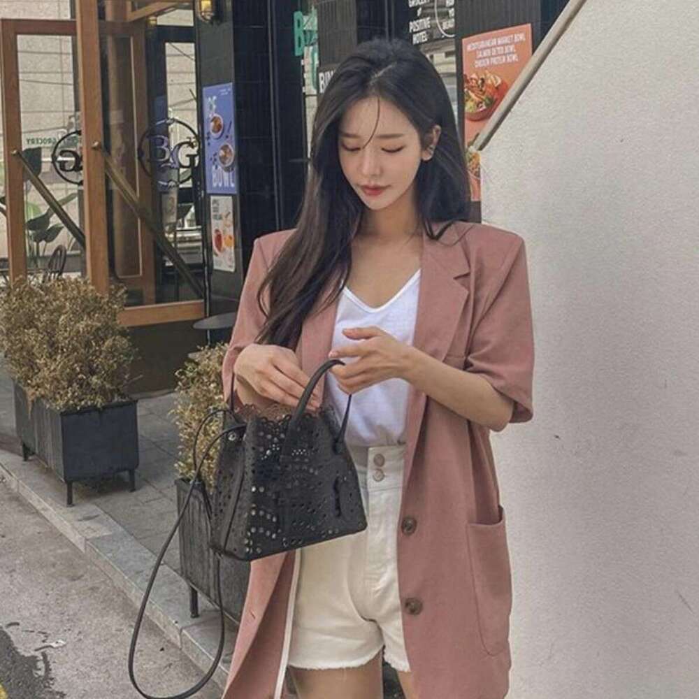 French Niche Hollow Out Genuine Leather Bag, Women Exquisite Mini Shoulder Crossbody Handbag, Retro Luxury Designer Style, Daily Casual Commuter Purse