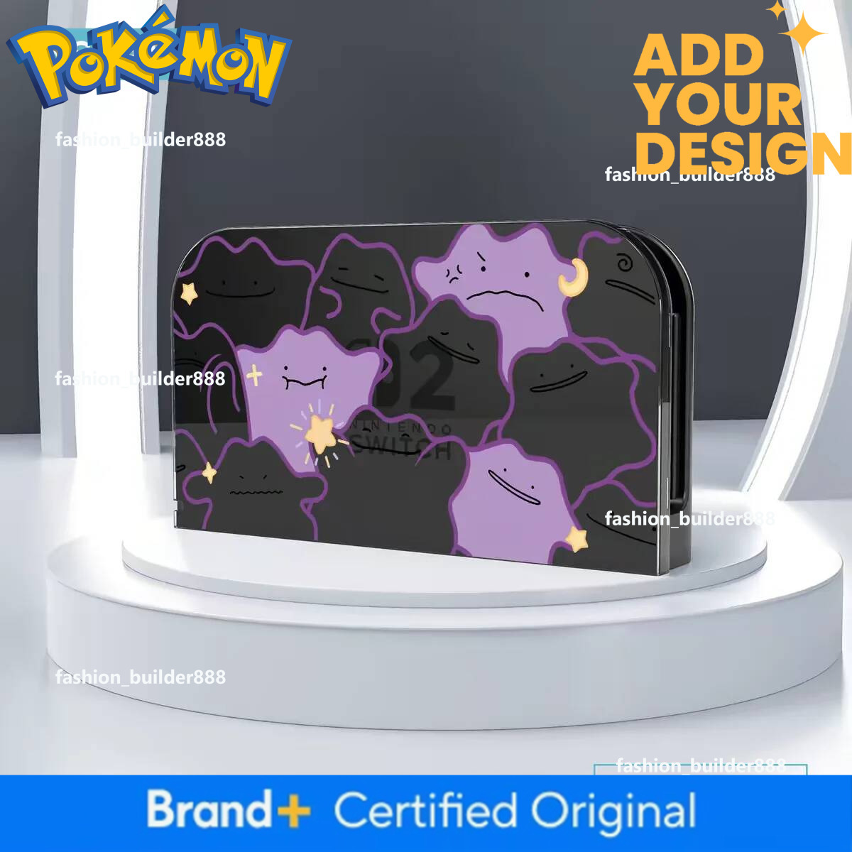 New Pokemon Switch 2 Split Protective Case Ditto Pikachu Pattern Cover For Ns2 Game Console Anti Scratch Gaming Accessories