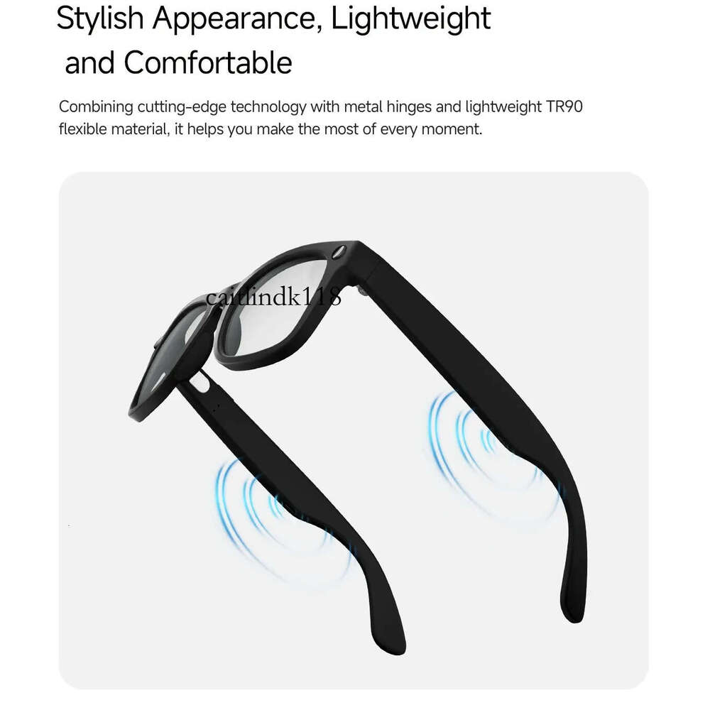 Smart MT5 Ultra 8MP HD Camera Video Recording Voice Call With Charging Case Intelligent AI Translation Glasses