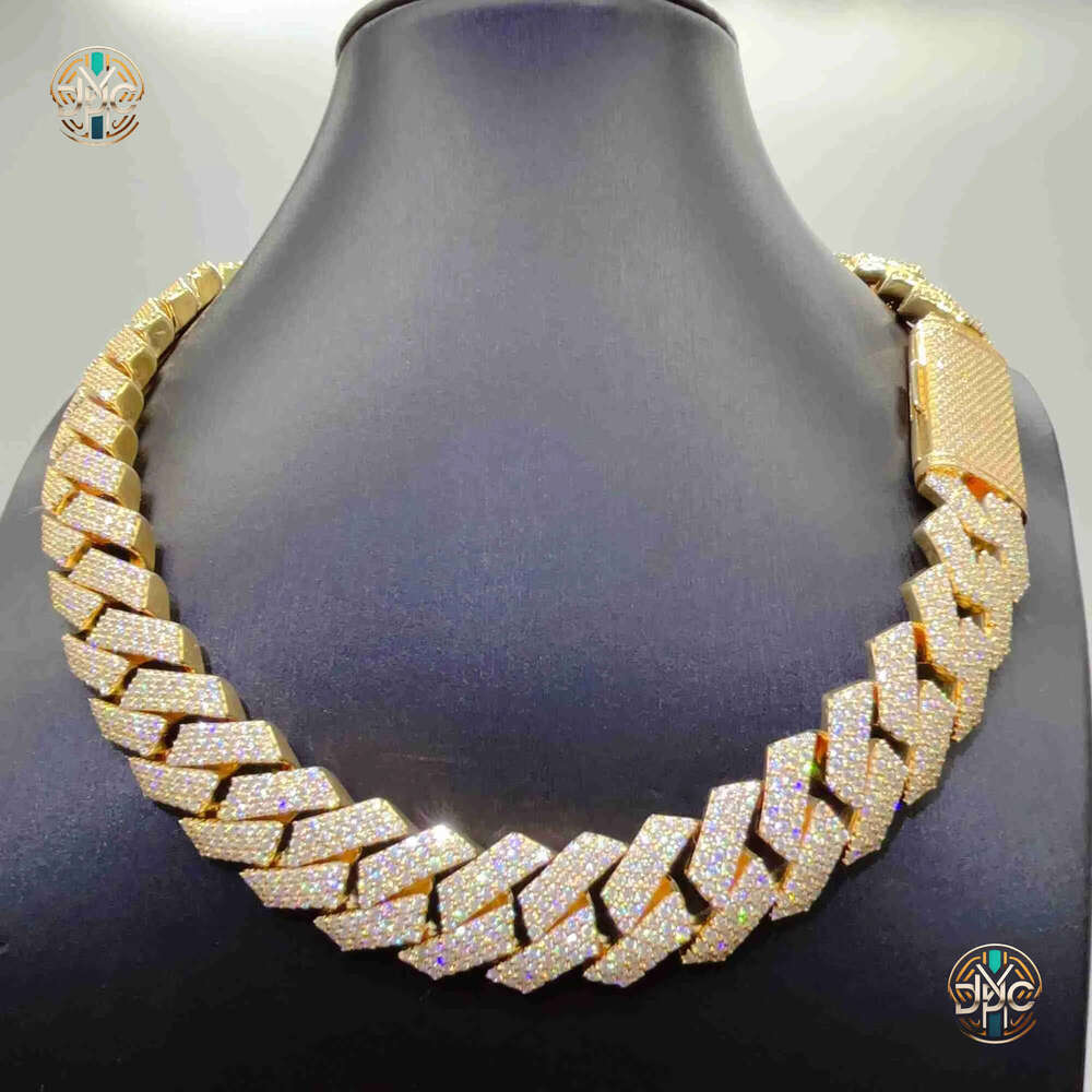 necklaces designer jewelry necklace cuban link Horizon Iced Out Pass Diamond Tester vvs Moissanite Jewelry Necklace chains for men moissanite chain gi