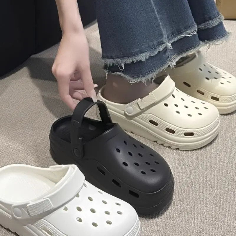 Women Home Slippers Garden Clogs Shoes Mens Sandals Flip Flops Summer Outdoor Couple Beach Slipper Closed Toe Non Slip Sandals 260421