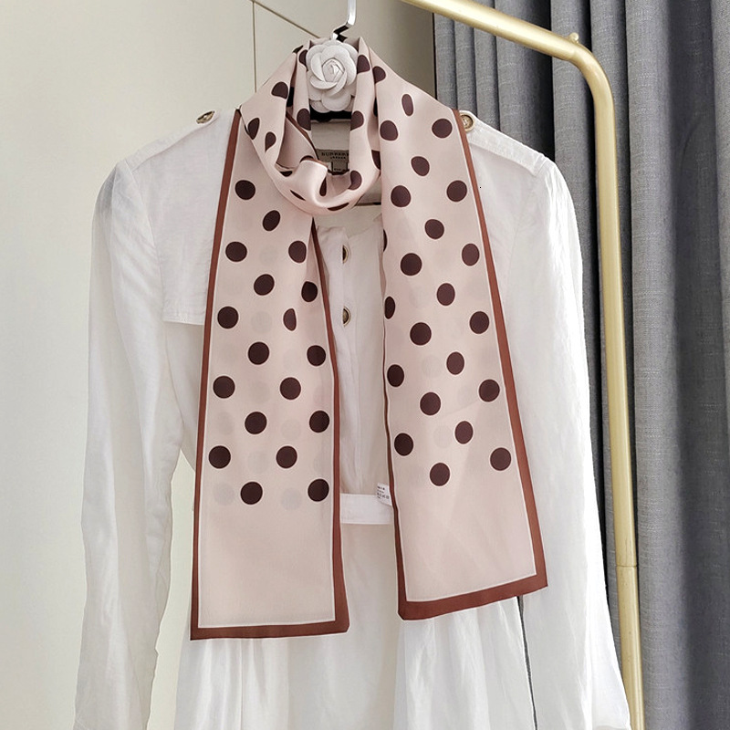 Designer Scarves High-end Long Silk Scarves Used For Decorating Bags Decorative Ribbons, Hair Bands Luxurious Combinations