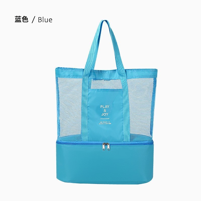Ladies Handbag Fashion Mesh Beach Bag Ladies Washing Swimming Waterproof Clothes Storage Shoulder Bag Tote Bag 250121