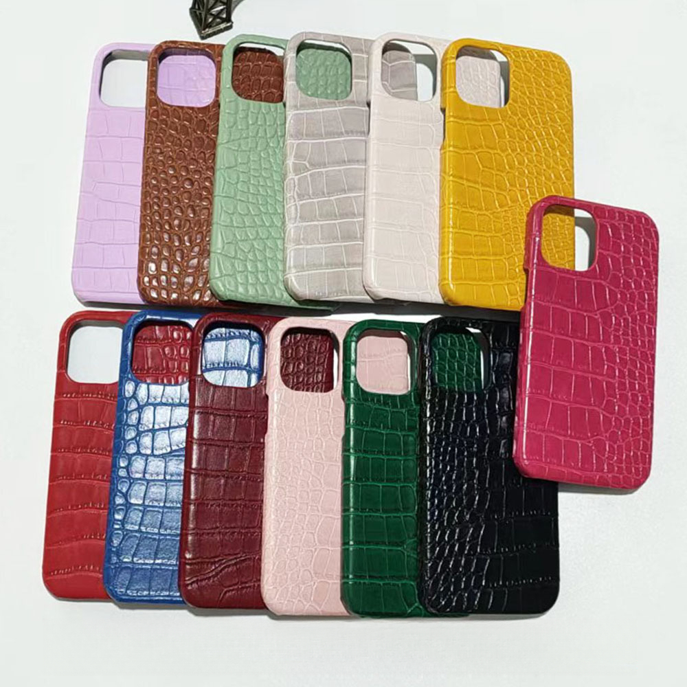 European and American Style Luxury Crocodile Pattern Apple 15/16/17 Phone 16 Internet Celebrity 17 Pro Half Cover XR Hard Case