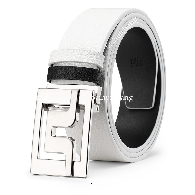 Fashion Classic Men Designer Belts Womens Mens Casual Letter Smooth Buckle Luxury Belt for Men Women, Sporty Trendy, Soft and Adjustable Golf Belt
