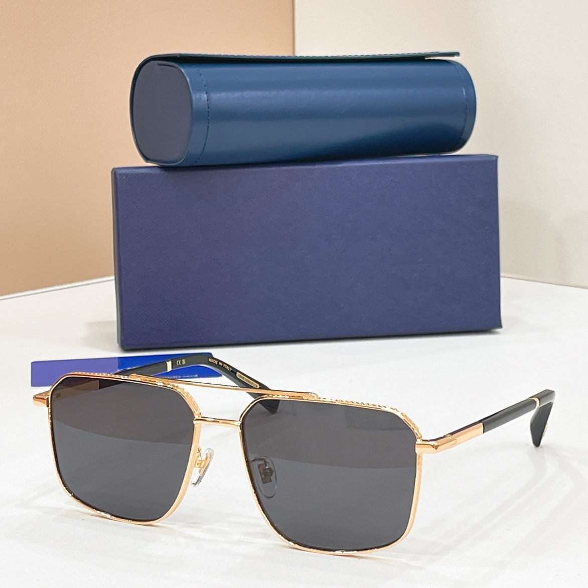 Sunglasses For Men Women Fashion SCHL77 Summer Designer Stylish High Street Catwalk Style Anti-Ultraviolet UV400 Plate Metal Square Full Frame Glasses Random Box