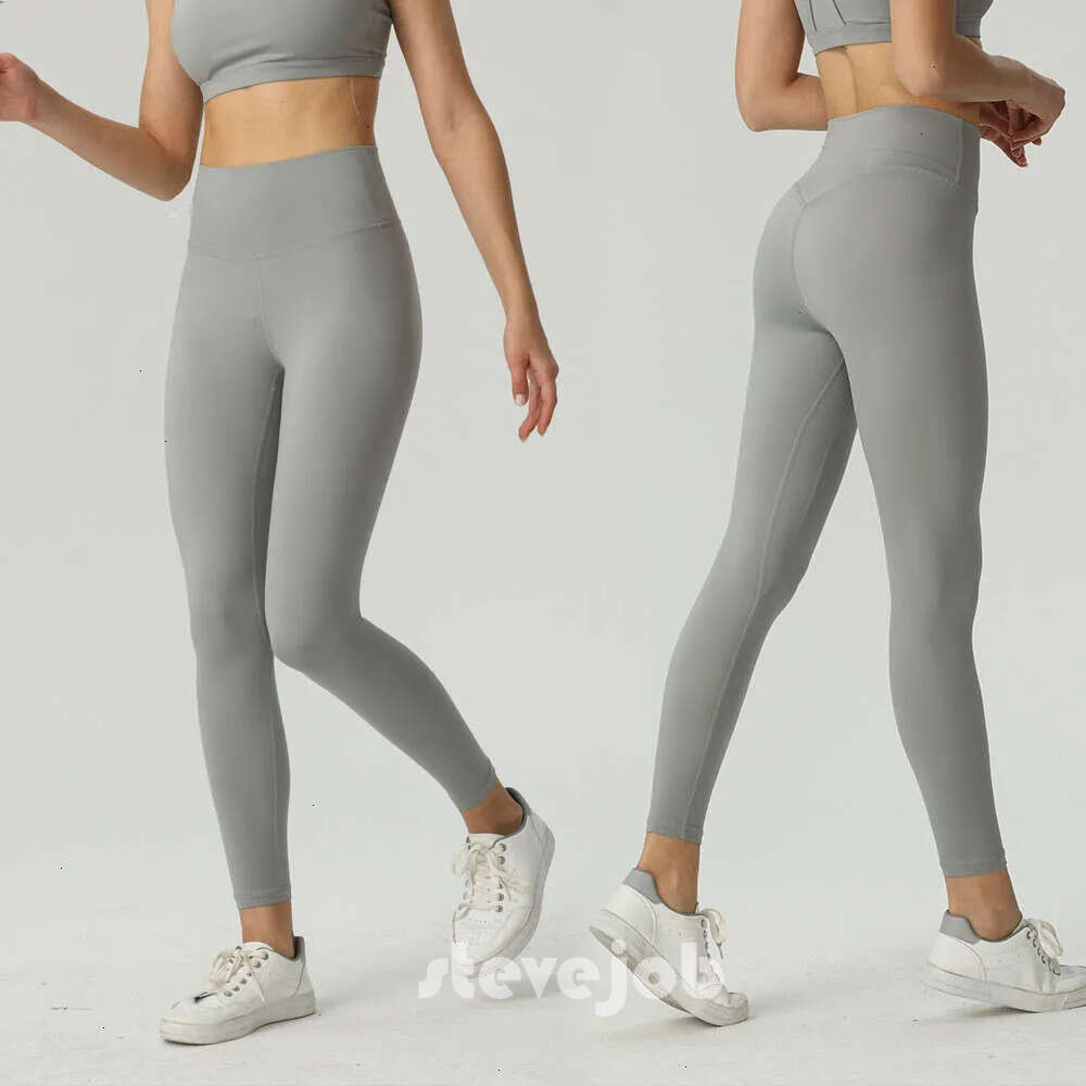 New High Waist Yoga 5A Quality Leggings luluism lemonic women Leggings Women Pants Soft Sets Gym Set T-Shaped Sports Pant Lady Legging luluism lemonic set women