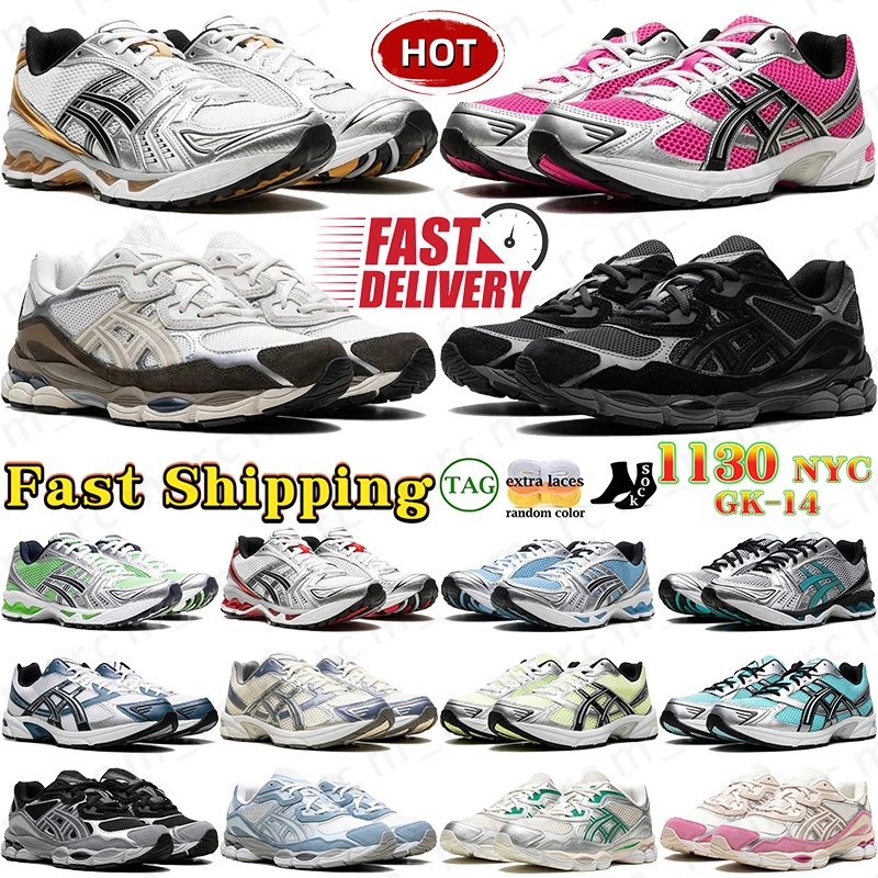 Asicshoe asicgel kayano14es kayanoes gel 1130 gels NYC asices running shoes 1130s mens womens designer shoes GK14 K14 sneakers sports sneakers 14s trainers EUR 36-47