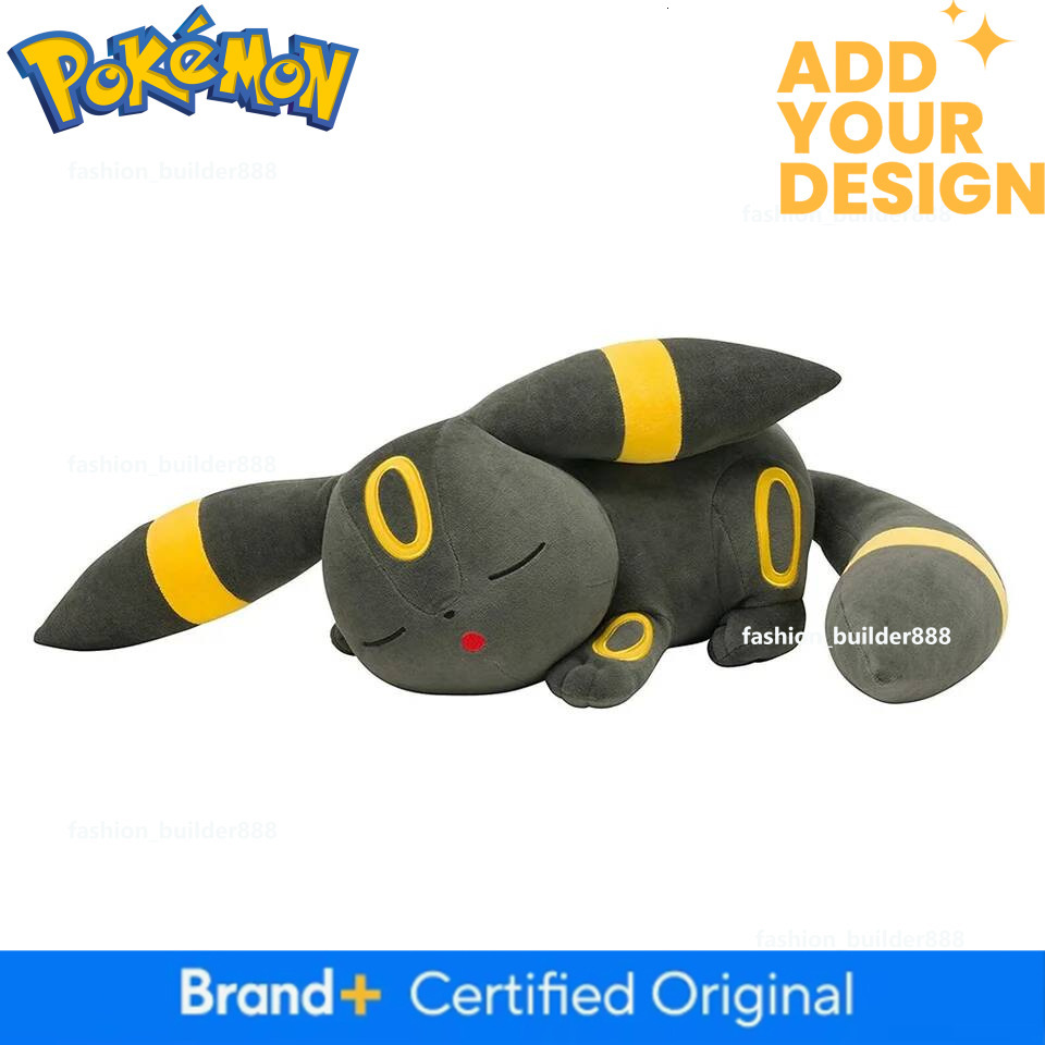 Pokemon original Eeveelution big sleep Umbreon plush toy stuffed toys doll Christmas presents for children