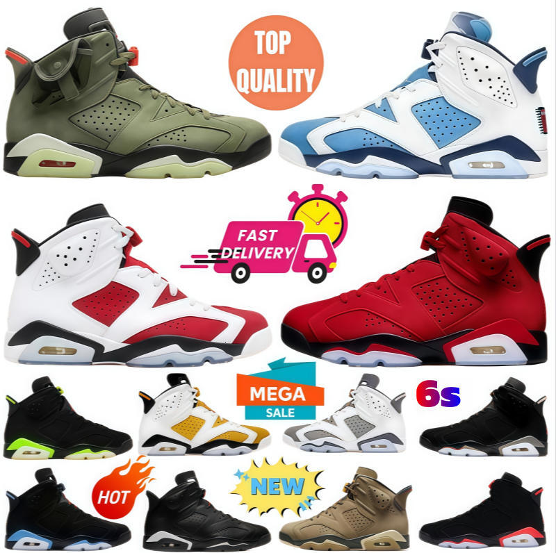 6 J6 Basketball Shoes Jump Mans 6s Mens Black Infrared Cool Grey Aqua Singles Day Yellow Ochre Metallic Silver British Khaki Toro Electric Green Men Outdoor Sneakers