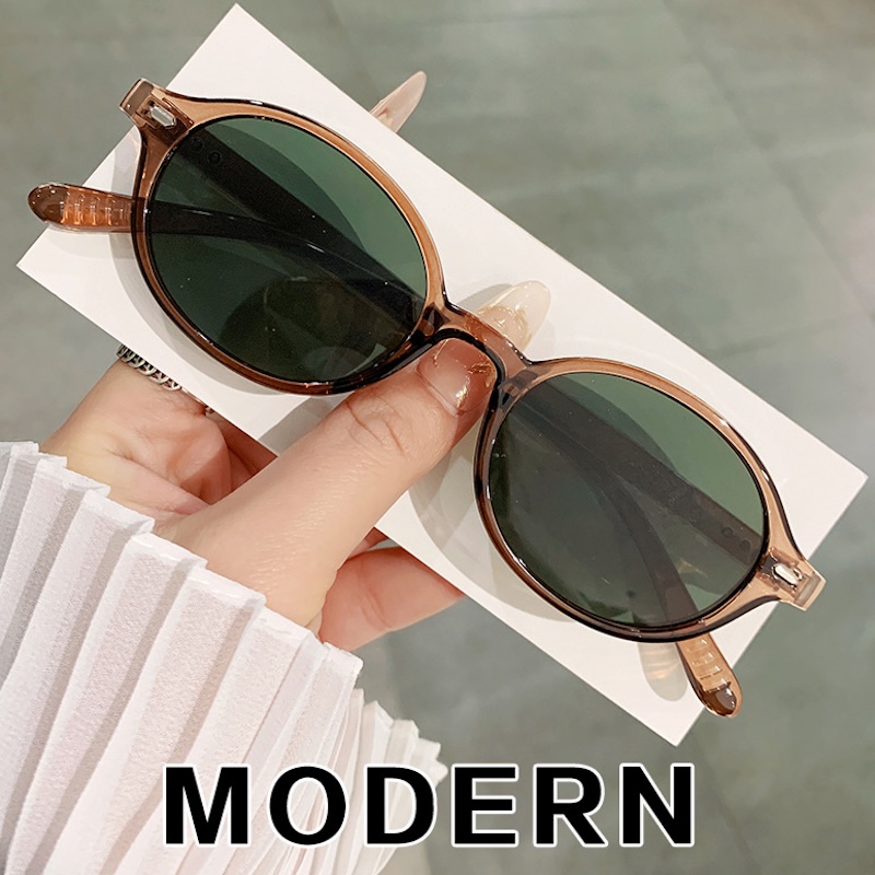 Retro Small Oval Sunglasses Women Men Rivets Shades Fashion Eyewear Luxury Sun Glasses UV400 Female Y2K Beach Futuristic Minimal Korean CB Fashion Acc