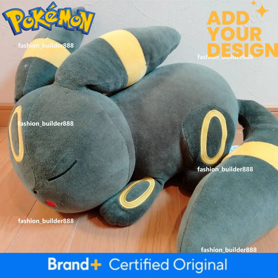 Pokemon original Eeveelution big sleep Umbreon plush toy stuffed toys doll Christmas presents for children
