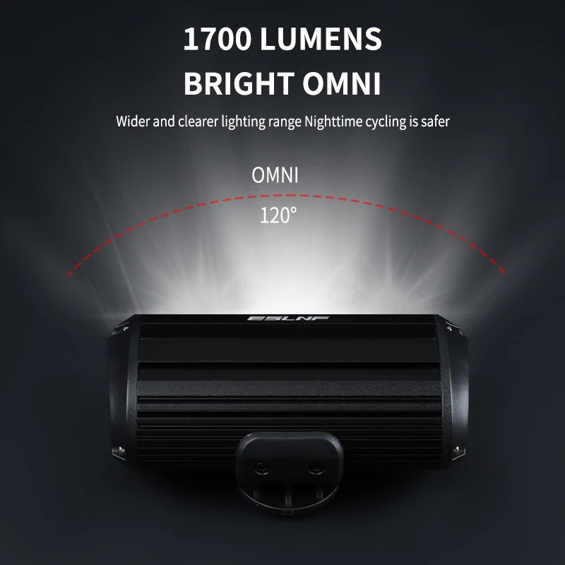 Bike Light Hoisting Front Led Flashlight Bicycle Light 1700Lm Headlight USB Charging Road Cycling Ultra Powerful Bike Lamp 260422 - view 7