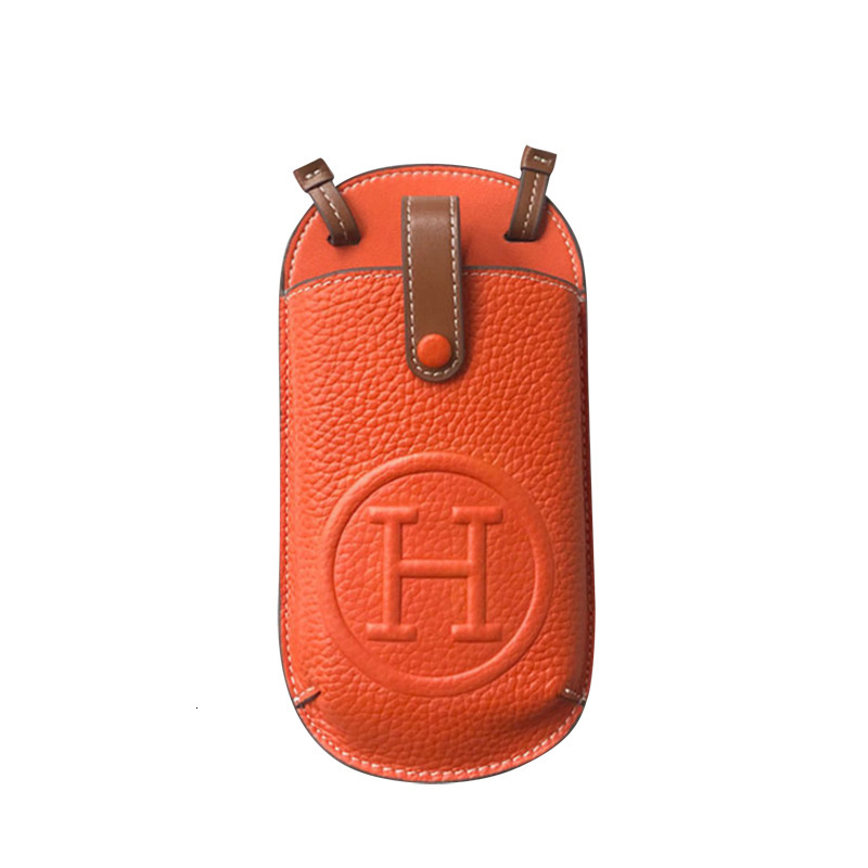 Mobile phone bag, crossbody small bag women, 2026 new style, fashionable high-end, compact exquisite for summer, made of genuine leather and lightweig