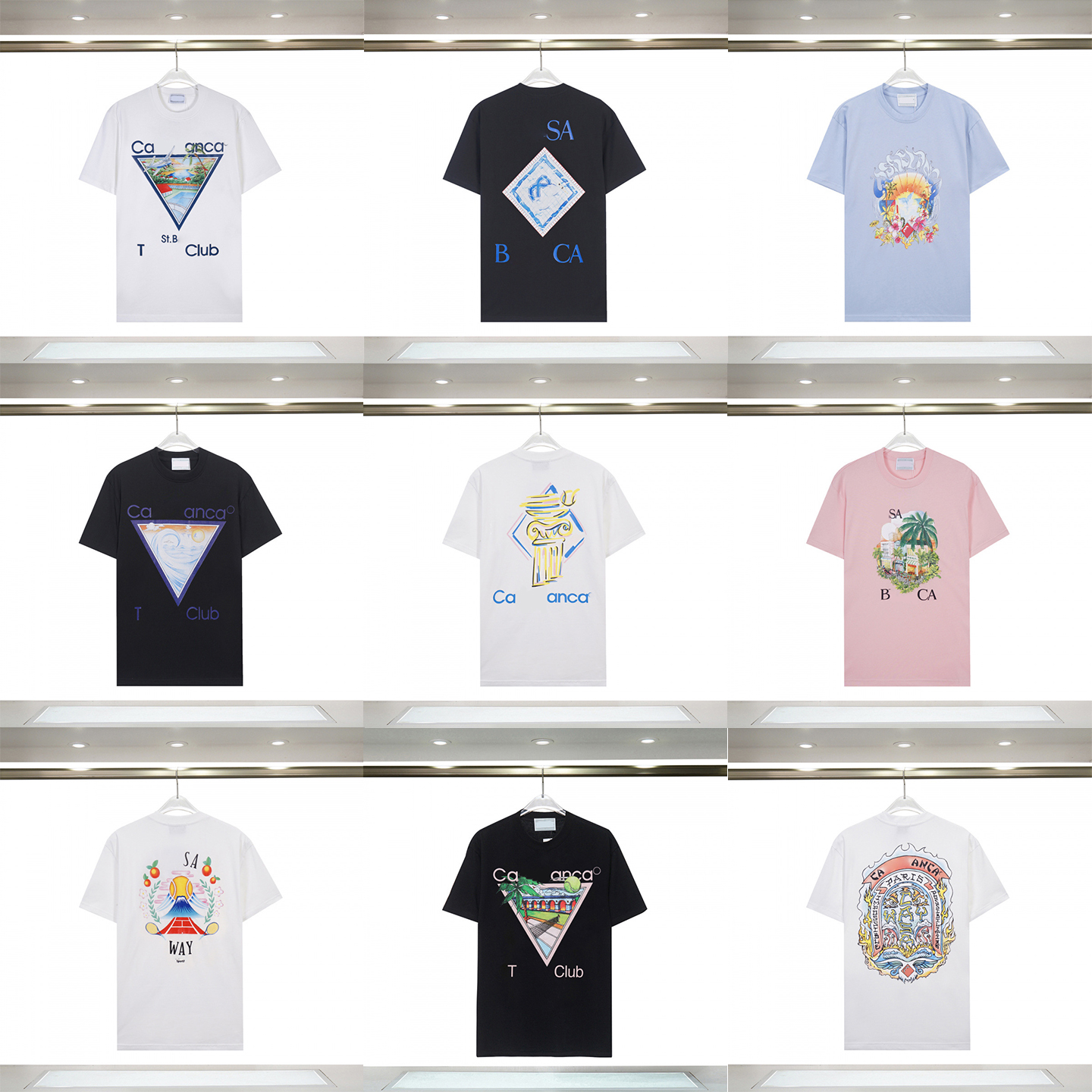 Designer Mens T-shirt Graphic Printed Short Sleeve Breathable Tops Mens Womens Casual Sports Style Loose T-shirts