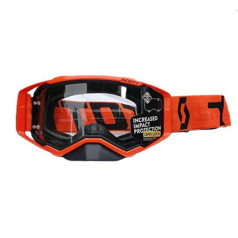 Motocross Goggles with Anti-Fog Lens - Impact Protection Off-Road Riding Goggles, UV400 Windproof MX ATV Dirt Bike Eyewear for Men & Women
