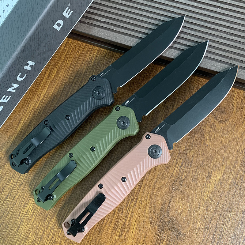 8551BK Durable Pocket Knife S30V Steel Blade Nylon Fiberglass Handle Outdoor Camping Survival Portable Folding Knife Men's Gift