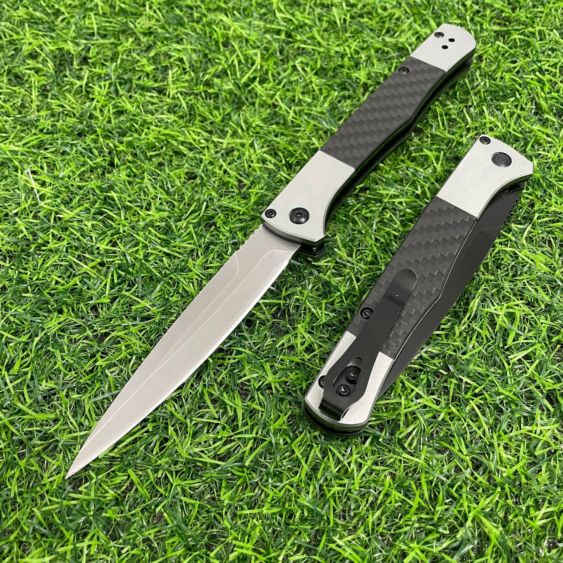 BM 4170 Foldable Knife CPM-S90V Blade T6061 Aluminum Handle Outdoor Hiking Portable Fruit Knife Multi-functional Fishing Knife