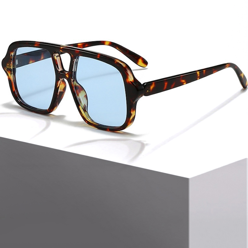 Oversized Sunglasses Pilot Steampunk Y2K shades UV Protection Futuristic Trendy for Women Men for Square face Driving Beach Cycling Fishing CB Fashion