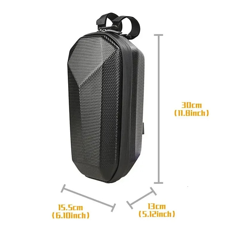 Waterproof E-Bike Front Bag 5L Big Capacity Scooter Tube Bag Wear-resistant Hard Shell Bicycle Storage Bag Bike Accessories 260423