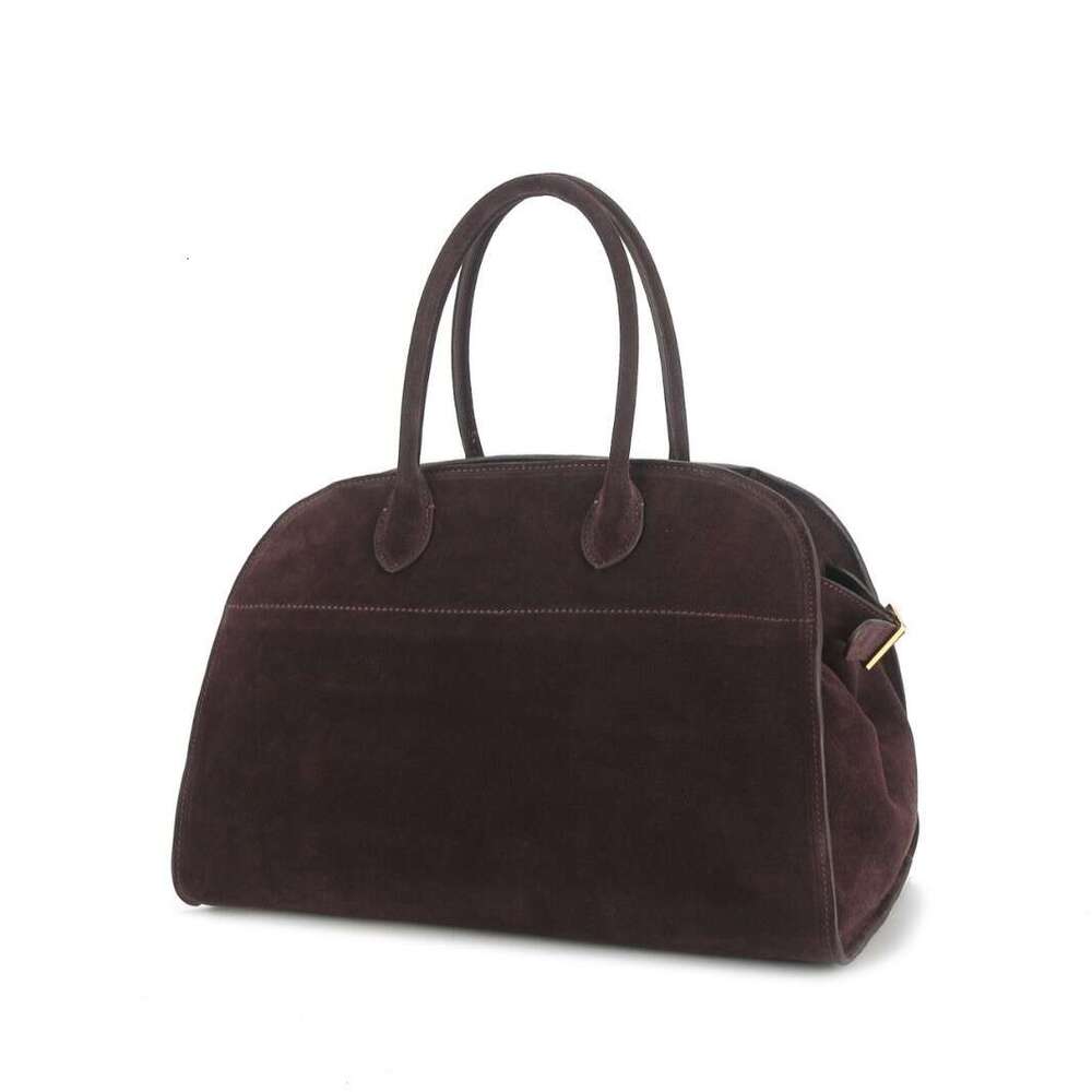 Luxury Autumn Winter Margaux Suede Tote Bag, Frosted Cowhide, Large Capacity, Niche Commuter Handbag, Fashion Women Shoulder Crossbody Bag SENYY