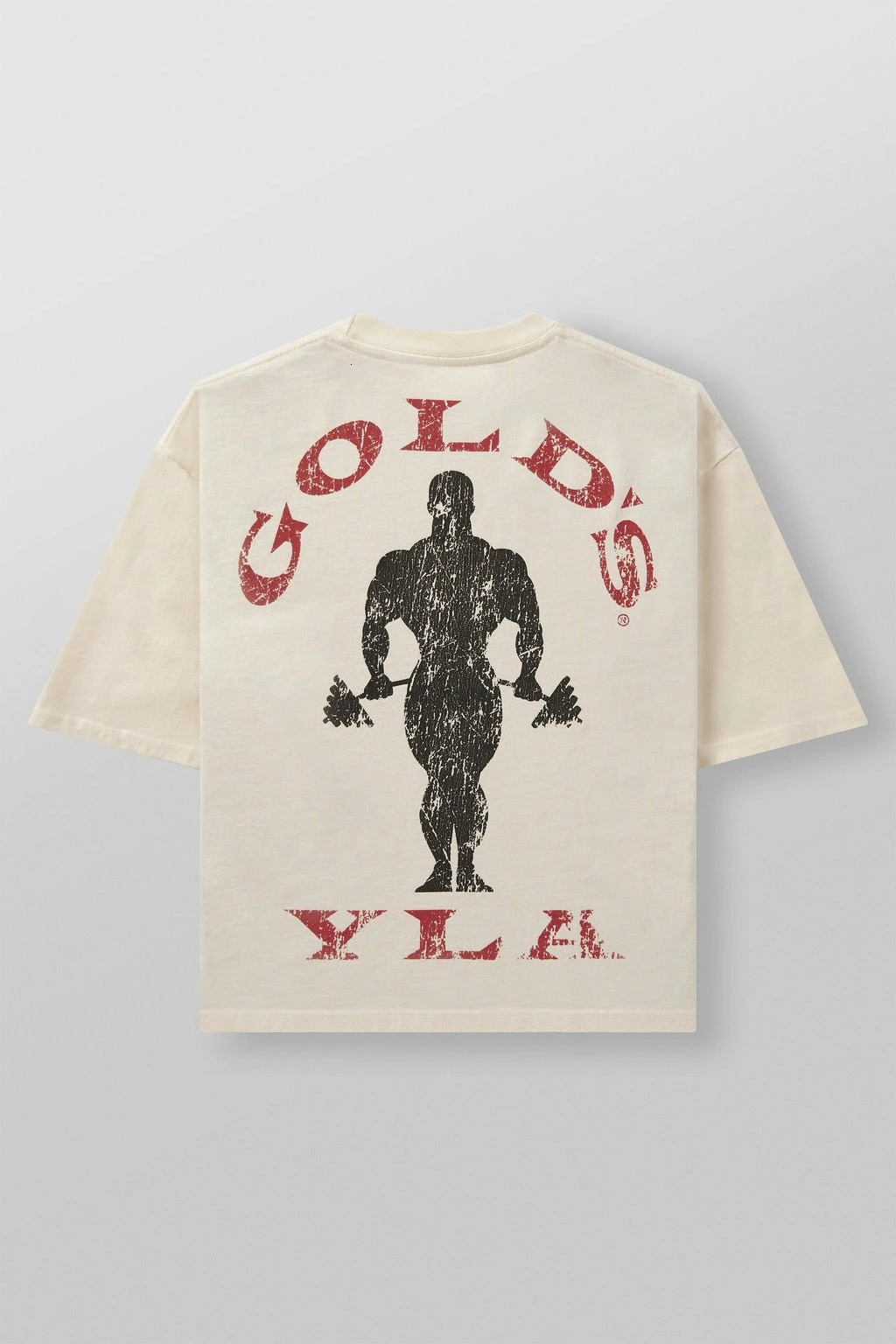 2026 Golds Gym Age Tees Mens Large-sized Printed T-shirt - Suitable for Daily Workouts Can Be Worn By Both Men and Women 260423
