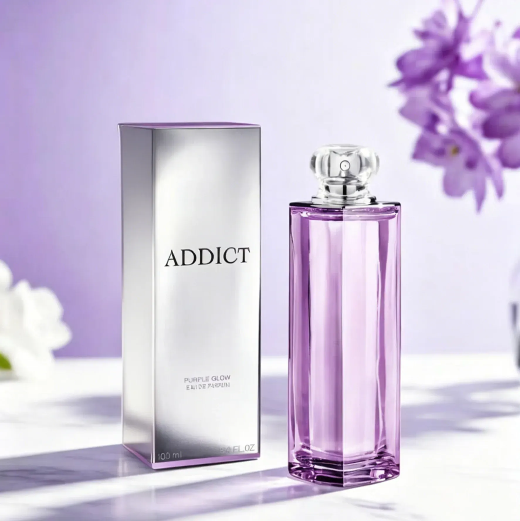 High Quality Perfume Women Fragrance 50ml Rosy Glow Peachy Glow Purple Glow Floral Notes Long Lasting Good Smell EDP EDT Perfume