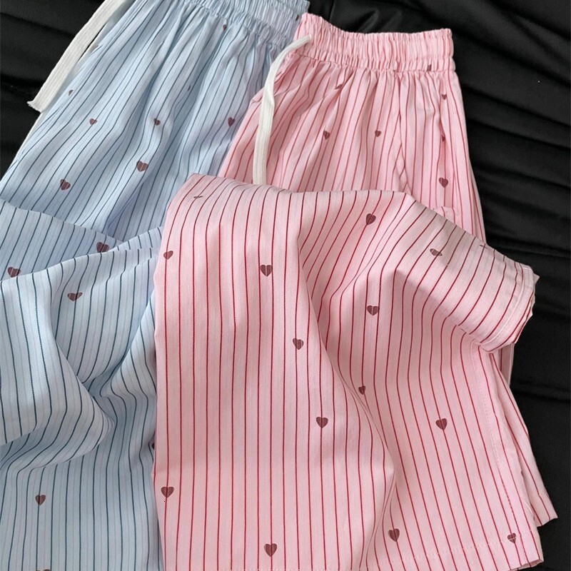 Luxury Brand Designer Plus Size Striped Pajama Pants for Women Casual Loose Wide-Leg Lounge Pants for Spring and Autumn Comfortable Lounge Pants for W