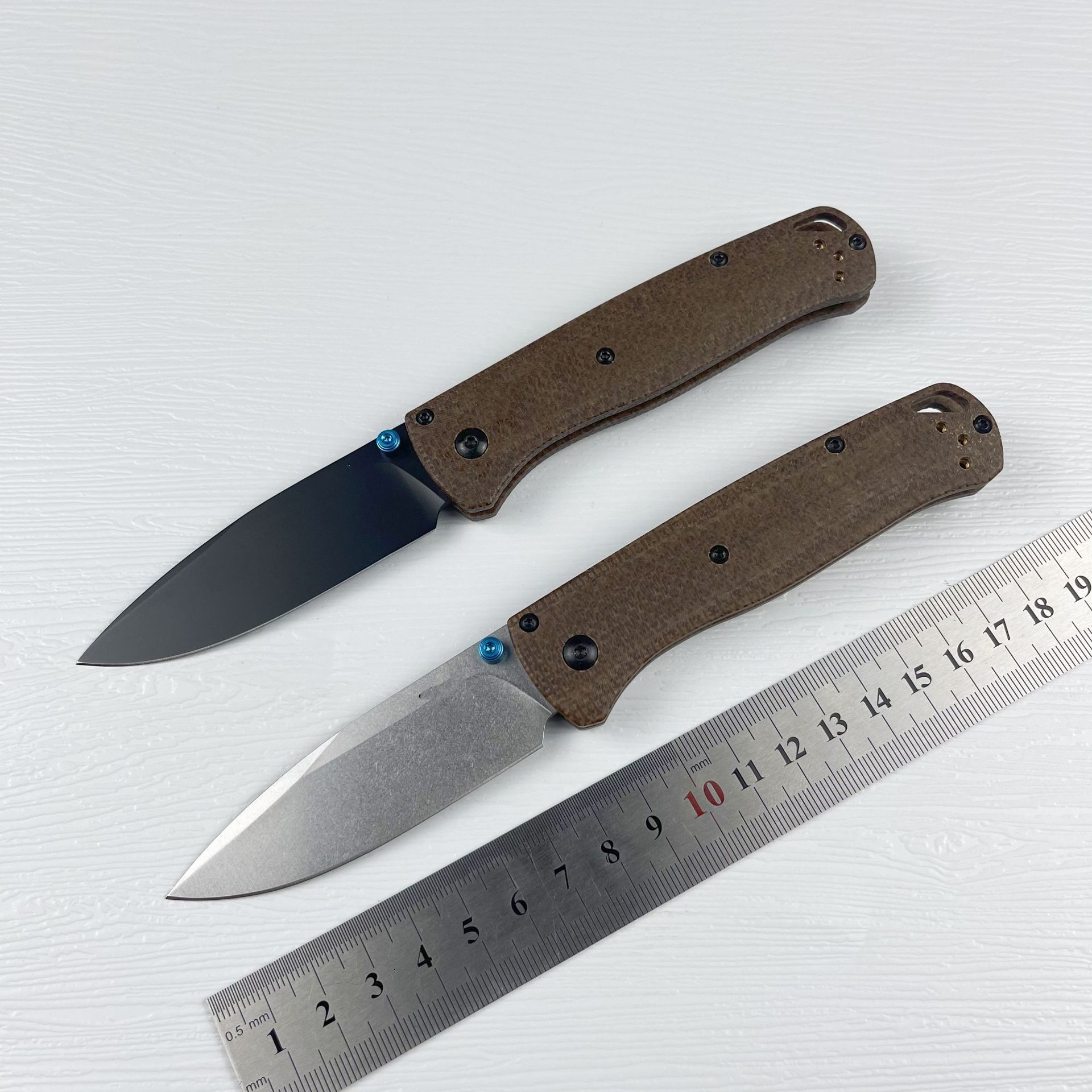 535/535BK Linen Handle Mark S30V Blade Folding Knife Outdoor Camping Hunting Survival EDC Tool