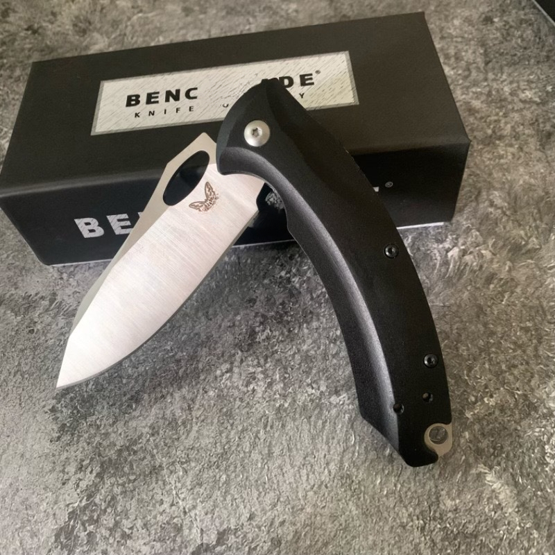 818 Tactical S30V Satin Blade Wilderness Survival Pocket Folding Knife Outdoor Camping Rock Climbing Portable Knife Rescue Knife
