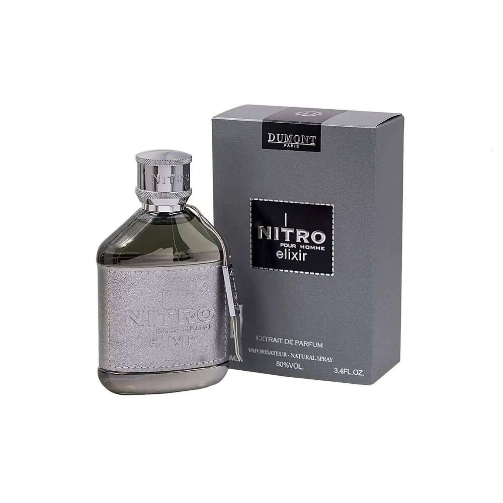 Dumont Red Intensely and Nitro Elixir Combo Extrait de Parfum for Men women | Long Lasting Luxury Scent (3.4 Fl Oz Each) 26W0424