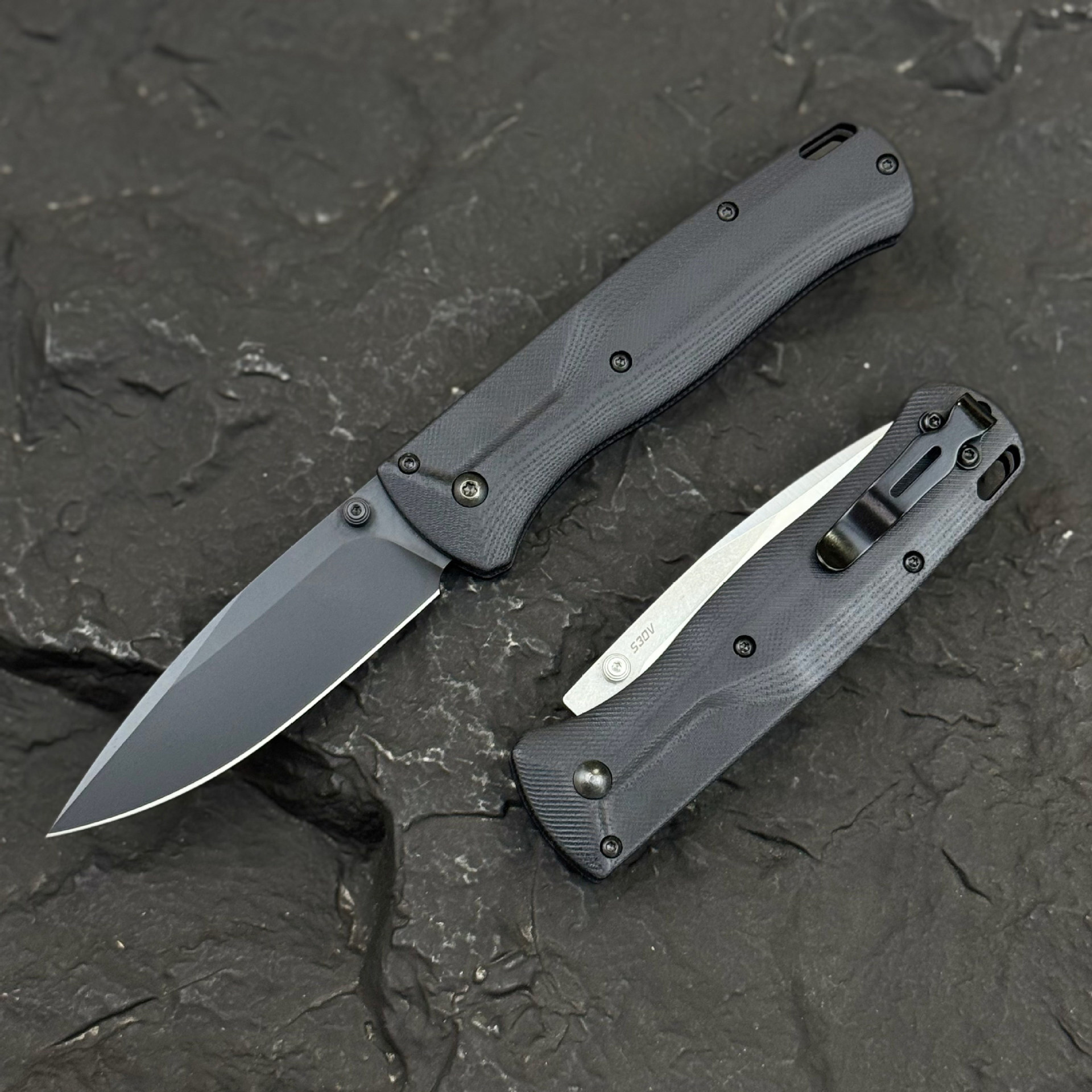 535 G10 Tactical EDC Camping Fishing Knives Stainless Steel Outdoor Folding Knives G-10 Knife Hunting Self-defense Field Survival Tools