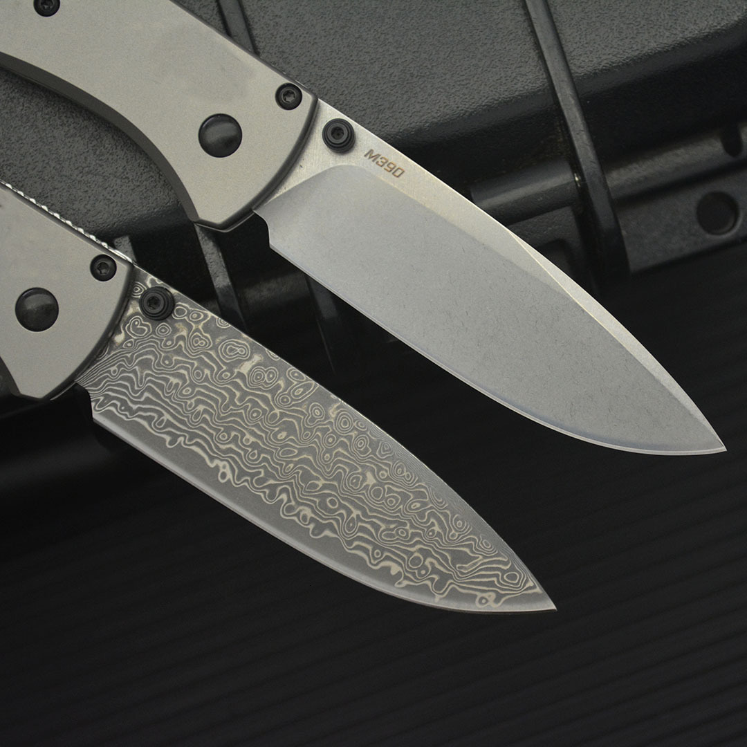 BM Mini 535-TI Damascus Titanium alloy Handles Bugout Folding Knife Outdoor camping hunting pocket EDC utility KNIVES