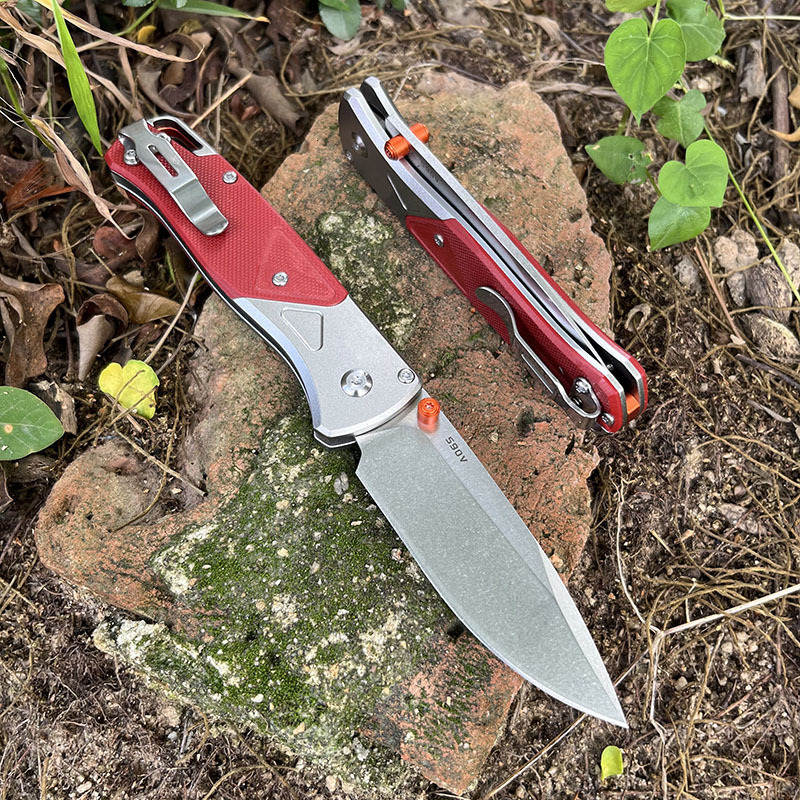 High Quality BM 535 Folding Knife Sharp Waist Outdoor Knife Survival Camping Knife D2 Blade Aluminum Handle Aluminum Handle