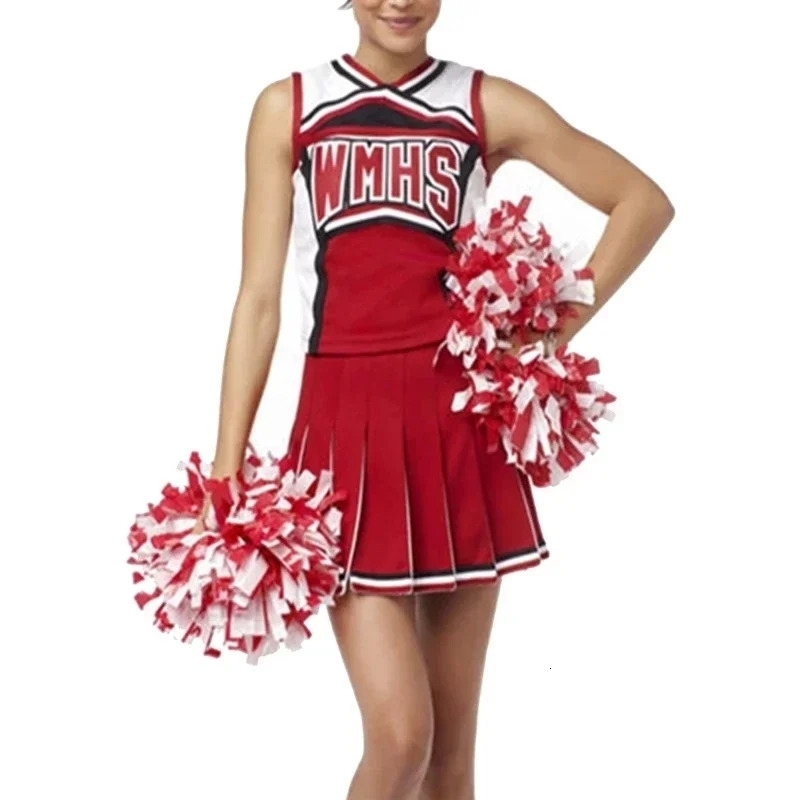High School Glee Club Girl Cheerleader Costume Style Cheerleading Varsity Cheerios Fancy Dress Uniform y260414