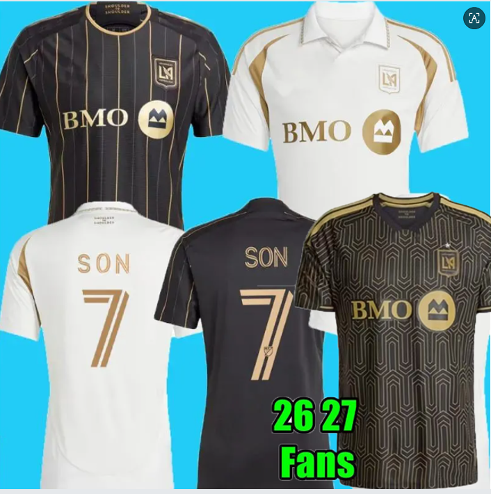 26 27 SON Los Angeles FC 2026 2027 LAFC soccer jerseys GIROUD CHIELLINI ACOSTA D.BOUANGA KAYE ROSSILA CHICHARITO RIQUI PUIGVELA Football shirts