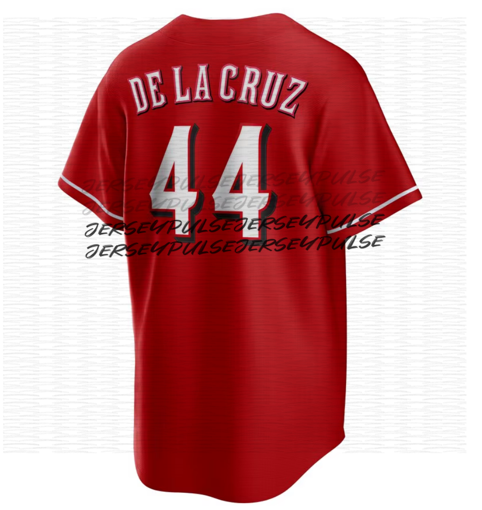 De La Cruz 2026 City Connect Baseball Jersey CincinnatiS Hunter Greene Spencer Steer Eugenio Suarez KeBryan Hayes Matt McLain Sal Stewart Noelvi Marte