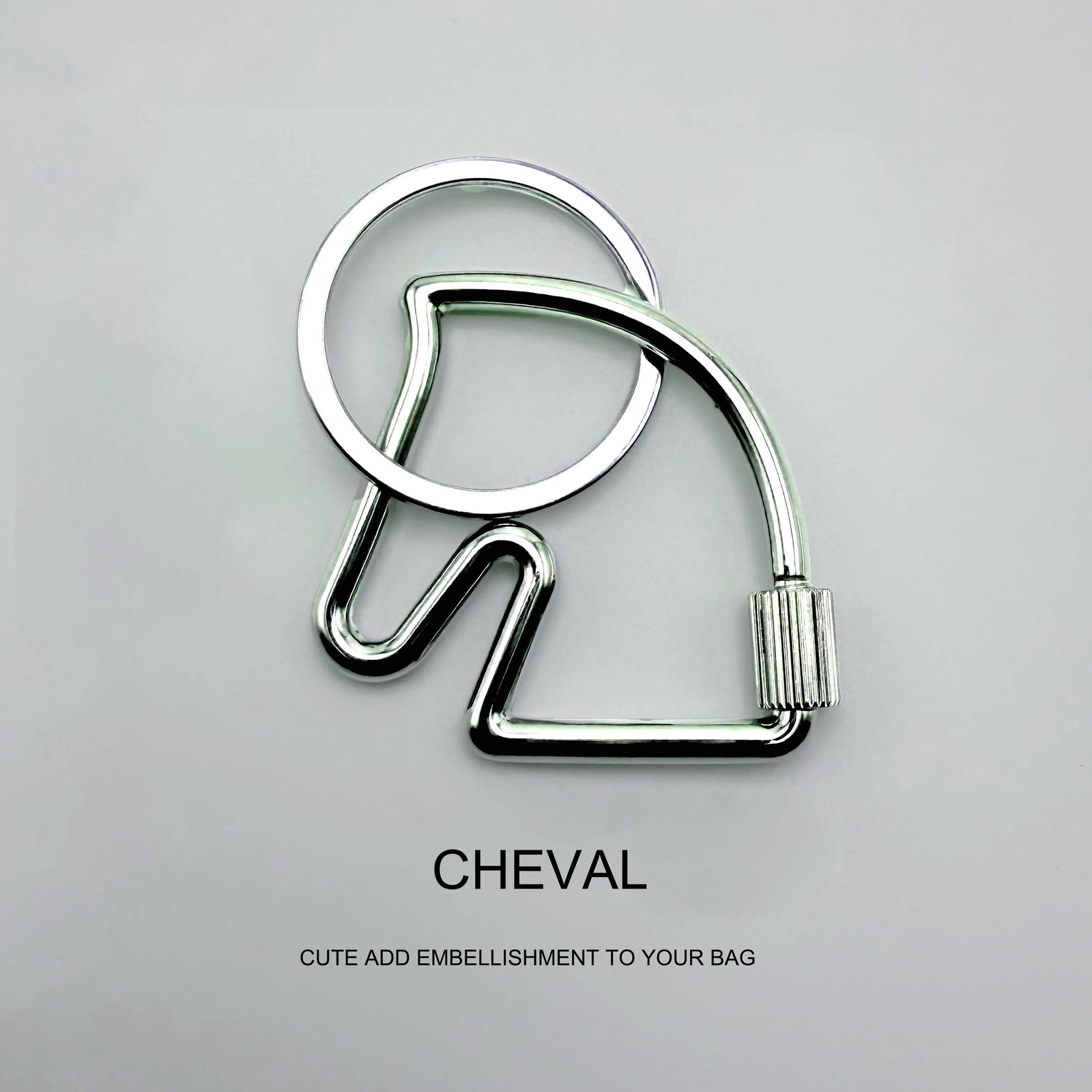 Horse Head Bag Charm Suitable for Bags Cheval Key Chain Decorative Buckle Bag Shoulder Strap Bag Pendant Key Chain 260421