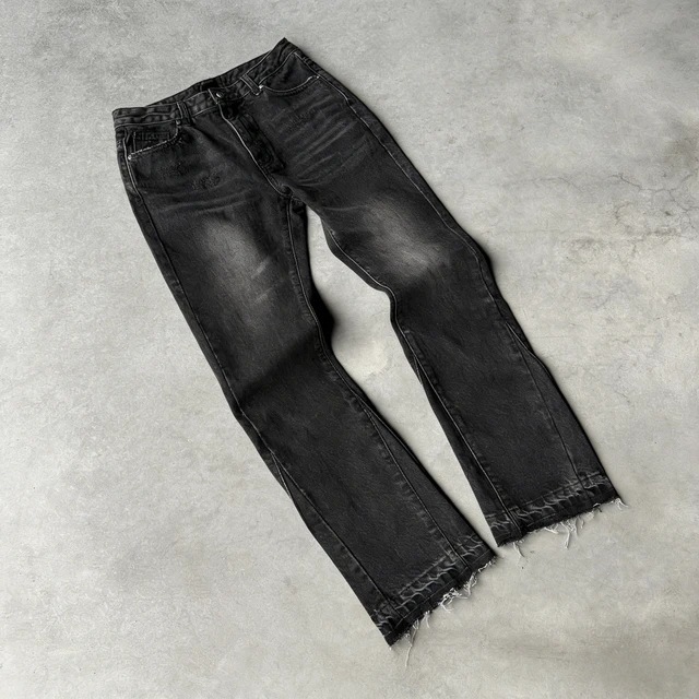 Men American street trend unisex jeans worn-out ins style high street pants personalized fashion jeans