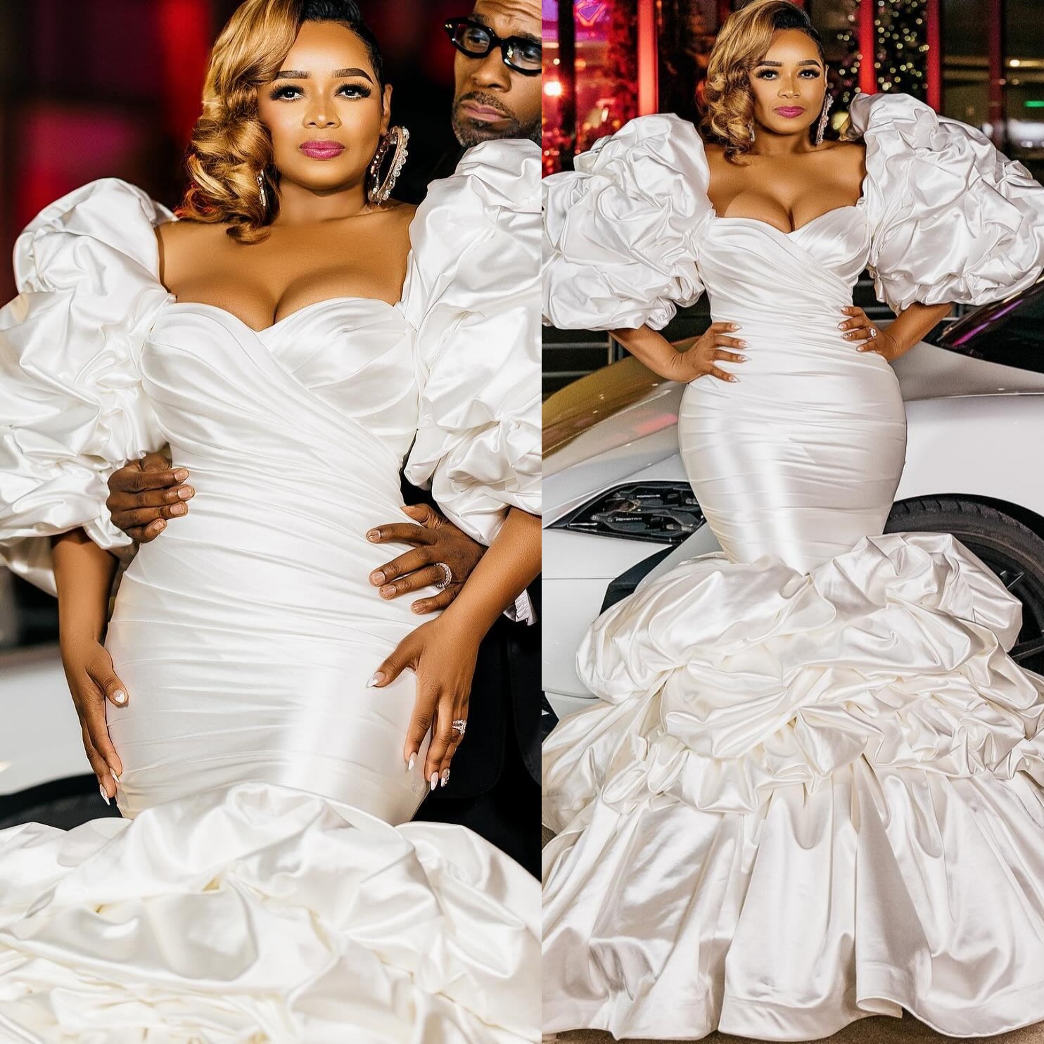 2026 Arabic Aso Ebi Plus Size Ivory Wedding Dresses Sweetheart Half Sleeves Satin Noble Elegant Bridal Gowns Dress For Brides ZJ20011