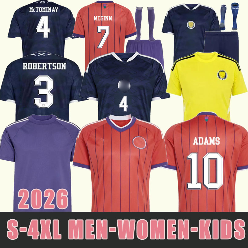 2026 2027 16-4XL World Cup scotland women football shirt Soccer Jerseys ROBERTSON McTominay 2627 McGREGOR SHANKLAND Home maillot goalkeeper men kids kits unifrom