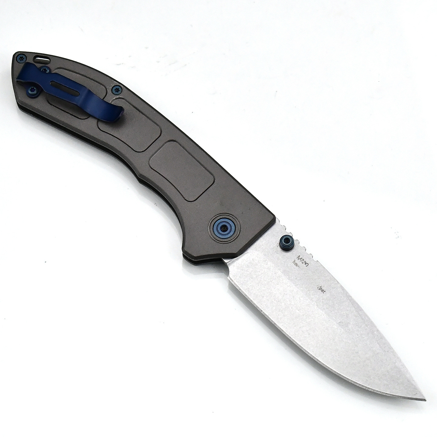 BM 748 Narrows Titanium M390 Blade Folding Knife Outdoor Camping Hunting Pocket EDC Utility Knife