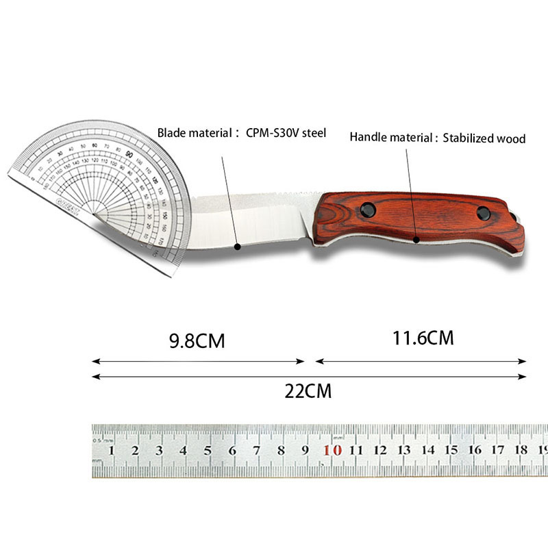 BM 15002 15017 CPM-S30V Blade Wood Handle Hunting Outdoors Survival Camping EDC Tools Men's Gift