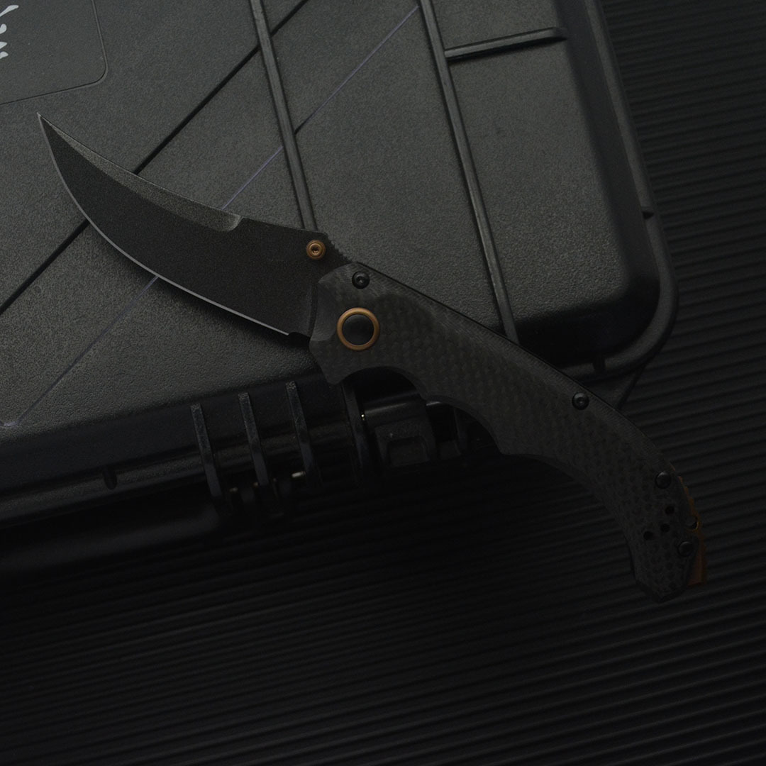 BM 865-02 MINI Folding Knife Outdoor Camping Hunting Pocket EDC Tool Knife