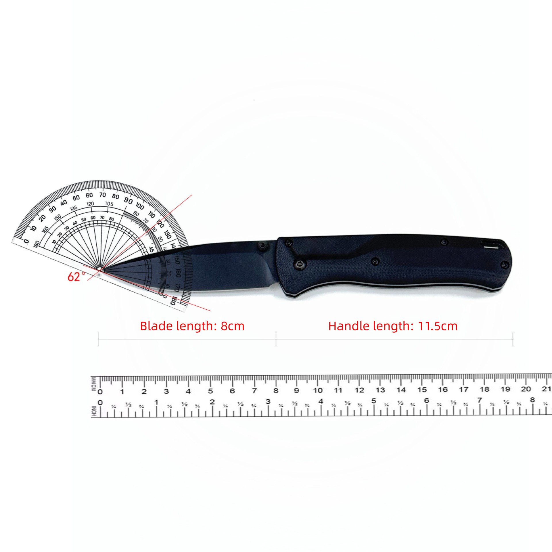 535 G10 Tactical EDC Camping Fishing Knives Stainless Steel Outdoor Folding Knives G-10 Knife Hunting Self-defense Field Survival Tools